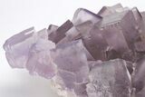 Purple Cubic Fluorite With Fluorescent Phantoms - Cave-In-Rock #208793-2